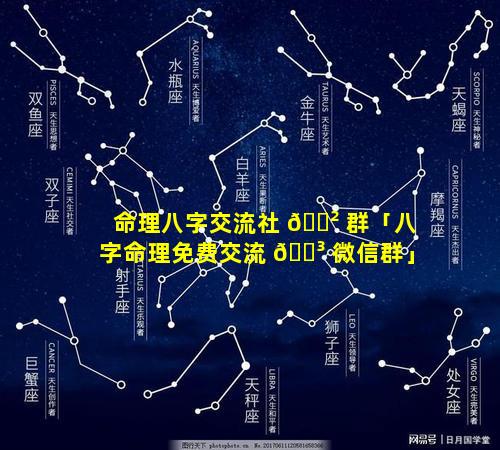 命理八字交流社 🌲 群「八字命理免费交流 🌳 微信群」